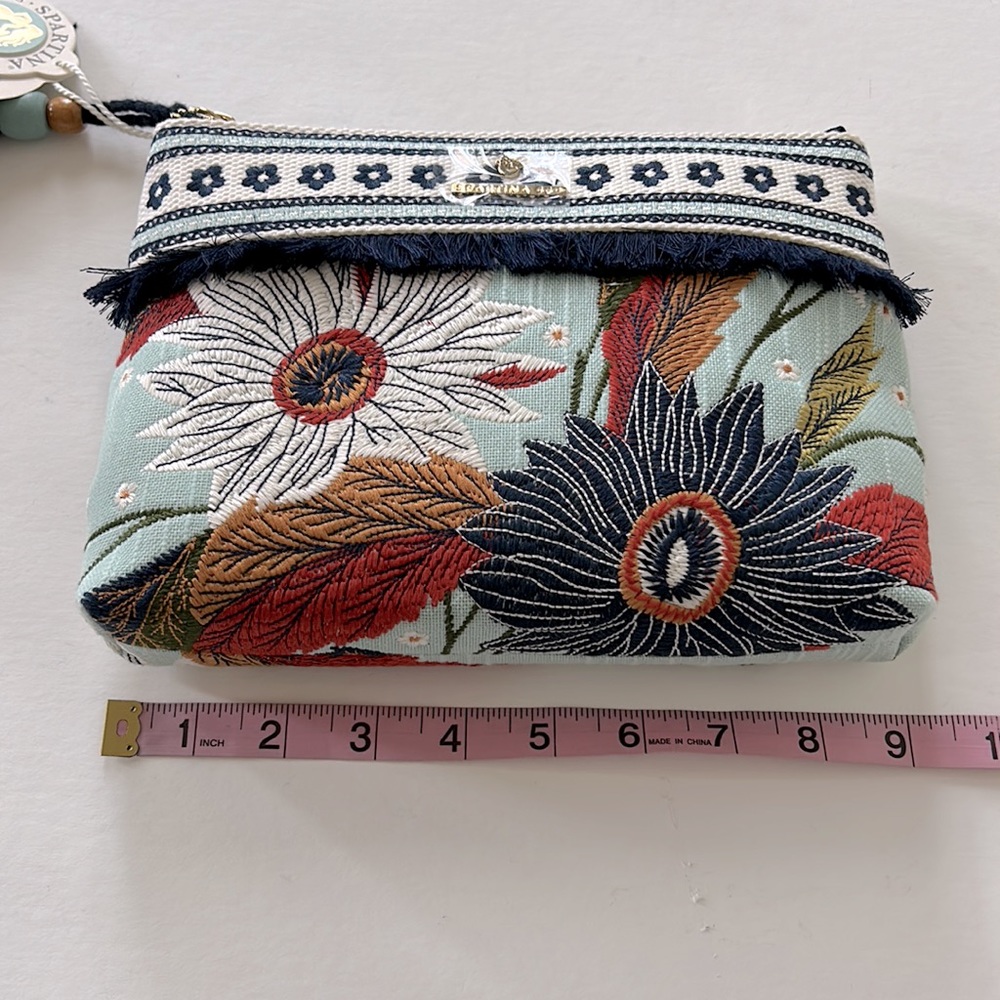 Spartina 449 Daufuskie Island Maci Wristlet Riverside Station Vintage Floral - Picture 10 of 12
